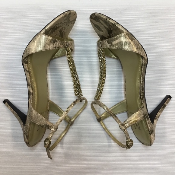 Exciting Heels with Rhinestones.  M by Marinelli - Picture 3 of 6